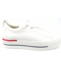 New Arrivals Paul Green Women's Super Soft Mastercalf Sneaker Low In White/Red/Blue