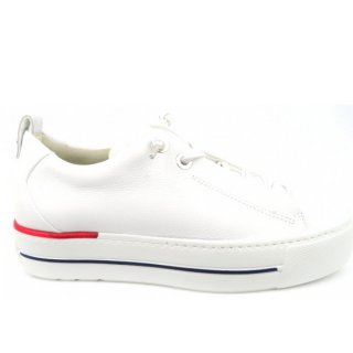 New Arrivals Paul Green Women's Super Soft Mastercalf Sneaker Low In White/Red/Blue