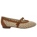 New Arrivals Paul Green Women's Diva Nubuck Natural Sisal Ballerina Shoes In Beige
