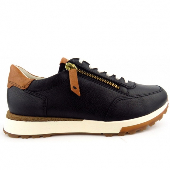 New Arrivals Paul Green Women's Maincalf/W.Kid Lace-ups In 020Black