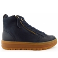 New Arrivals Paul Green Women's Sport Nubuck Space Zip High-Top Sneakers in Blue