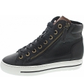 New Arrivals Paul Green women's high-top sneakers in black-cognac