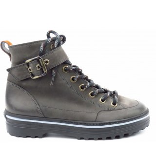 New Arrivals Paul Green Women's Nubuck Iron/Cognac Boots In Iron/Cognac