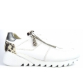 New Arrivals Paul Green Women's Mastercalf/Mamba White/Pe Sneaker In White