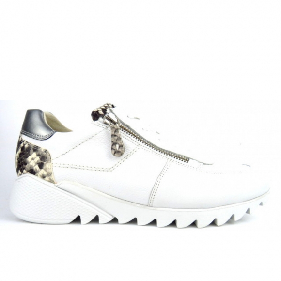 New Arrivals Paul Green Women's Mastercalf/Mamba White/Pe Sneaker In White
