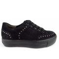 New Arrivals Paul Green women's sports nubuck sneaker low in black