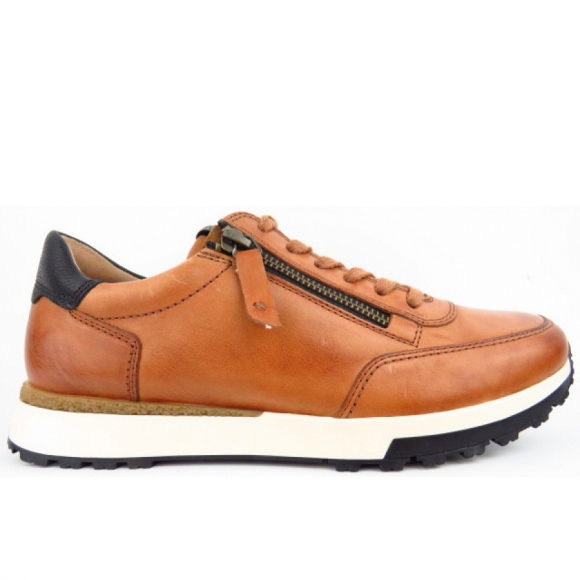 New Arrivals Paul Green Women's Calf Cuoio Sneaker Low In Medium Brown
