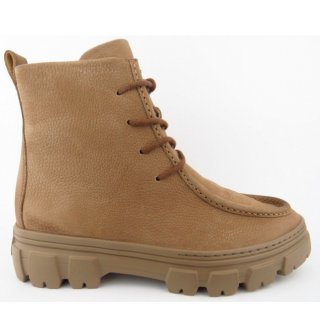 New Arrivals Paul Green Women's Nubuck Tan Ankle Boots in Light Brown
