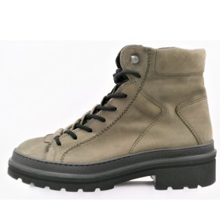 New Arrivals Paul Green Women's Nubuck Olive Ankle Boots In Olive