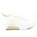 New Arrivals Paul Green Women's Claf Knit Sporty Lace-Up Shoes In White