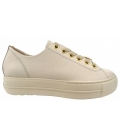 New Arrivals Paul Green Women's Calf Biscuit Tapaz Sneaker Low In Beige