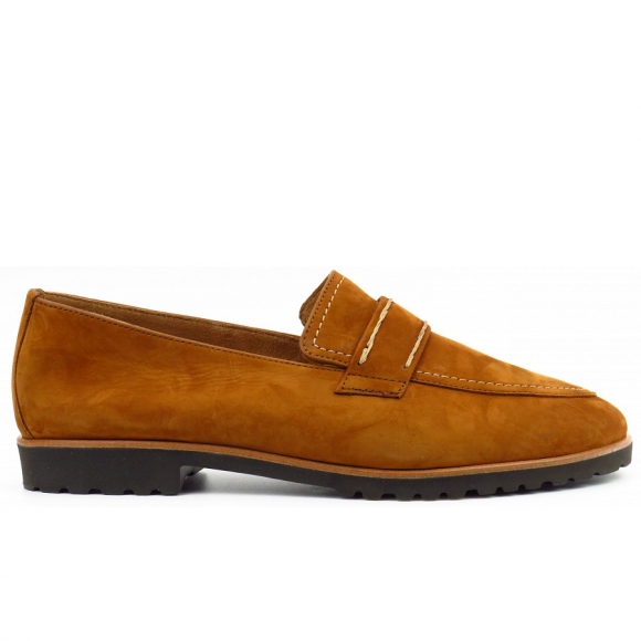 New Arrivals Paul Green Women's Royal Nubuck Cognac Slippers In Cognac