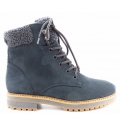New Arrivals Paul Green Women's Nubuck Hydro Ocean/Iron Boots In Ocean/Iron
