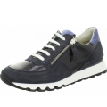 New Arrivals Paul Green Women's Nubuck/Patent Leather Black Soft Sneakers
