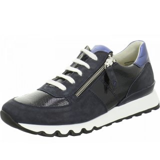 New Arrivals Paul Green Women's Nubuck/Patent Leather Black Soft Sneakers