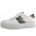New Arrivals Paul Green women's lace-ups in white/almond/leo177