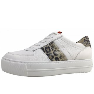 New Arrivals Paul Green women's lace-ups in white/almond/leo177