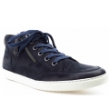 New Arrivals Paul Green Women's Nubuck Ocean/Iron Sneaker High In Ocean/Iron