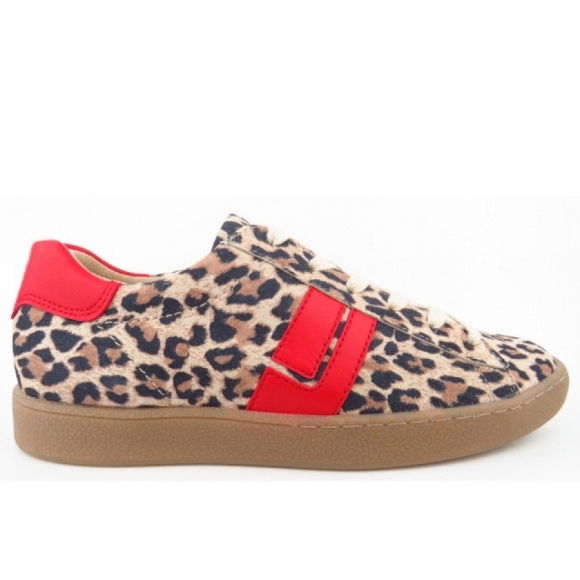 New Arrivals Paul Green Women's Leo Nappa Dessert Salsa Sneaker Low In Leopard Pattern