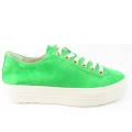 New Arrivals Paul Green Women's Velvet Goat Kiwi Sneaker Low In Light Green