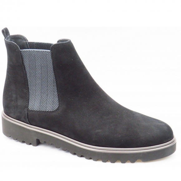 New Arrivals Paul Green Women's Sport Nubuck Black Chelsea Boot In Black