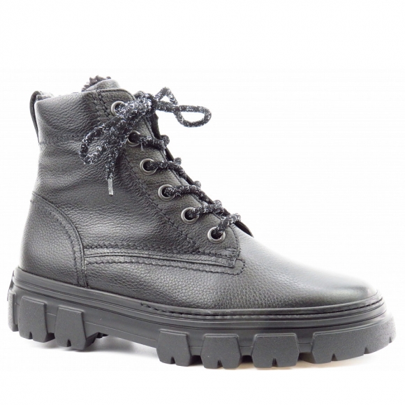 New Arrivals Paul Green Women's Calf Black Lambskin Ankle Boots InBlack