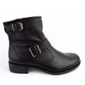 New Arrivals Paul Green Women's Washed Calf Ankle Boots In Black