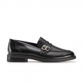 Paul Green Women's Caspian Loafer Black Brushed Leather