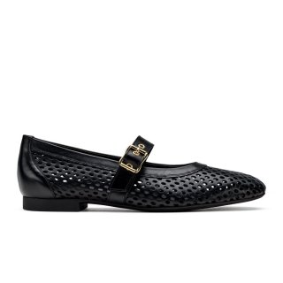 Paul Green Women's Dana Flat Black Leather Paul Green Women's Dana Flat Black Leather