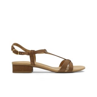 Paul Green Women's Donna T-Strap Sandal Nut Suede