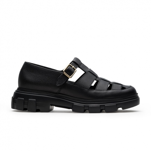 Paul Green Women's Drea Loafer Black Leather
