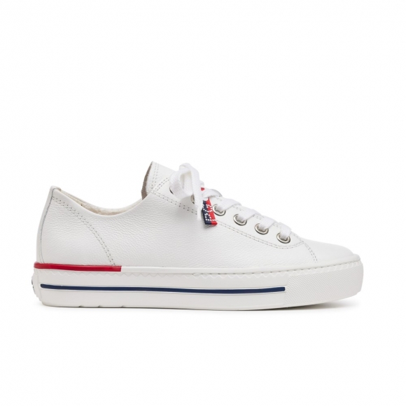 Paul Green Women's Carly Sneaker White Leather