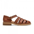 Paul Green Women's Eris Sandal Cognac Leather