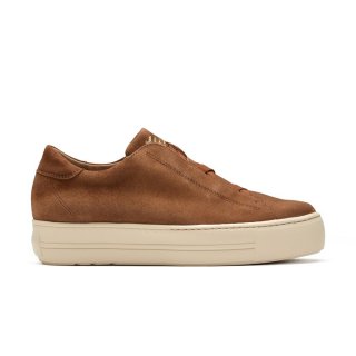 Paul Green Women's Dante Sneaker Nut Suede