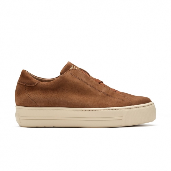 Paul Green Women's Dante Sneaker Nut Suede