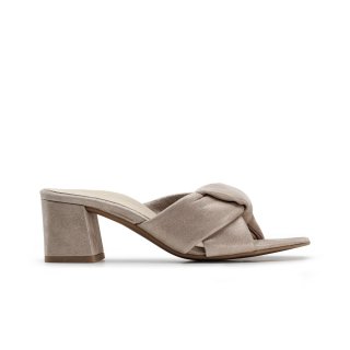 Paul Green Women's Delight Heel Cashmere Metallic Suede