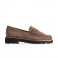 Paul Green Women's Carmel Loafer Earth Soft Suede