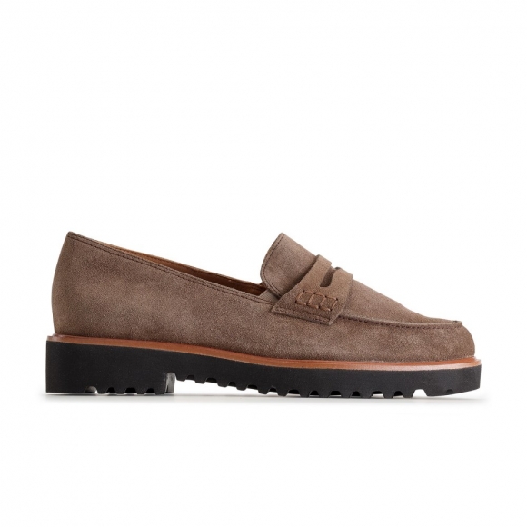 Paul Green Women's Carmel Loafer Earth Soft Suede