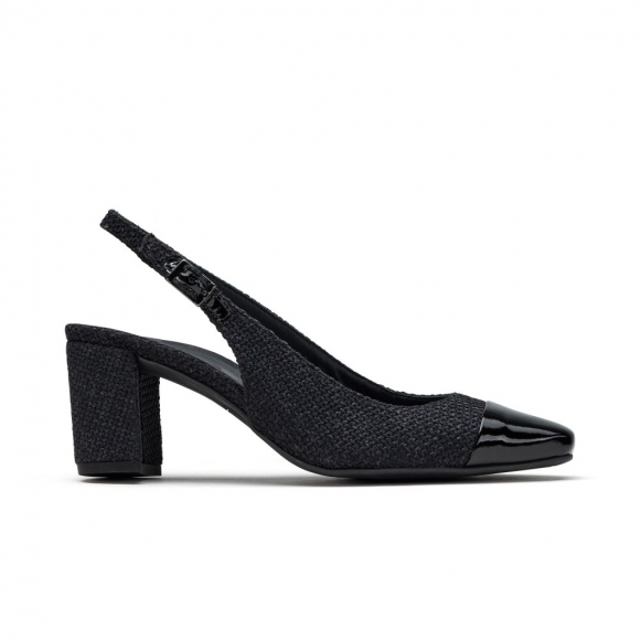 Paul Green Women's Dallas Heel Black Grace Sft Patent
