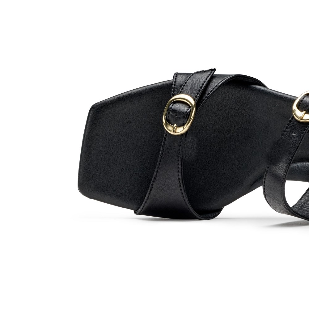 Paul Green Women's Denice Slide Black Nappa