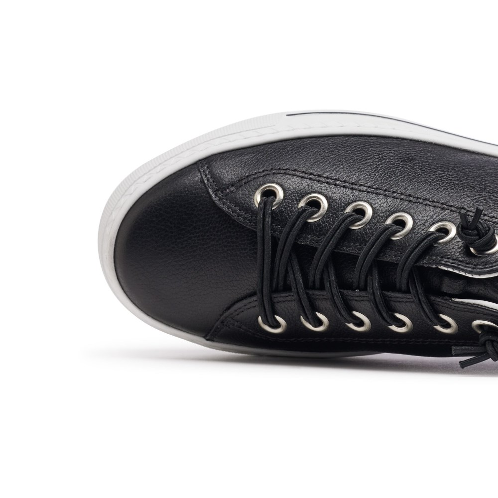 Paul Green Women's Hadley Sneaker Black Leather