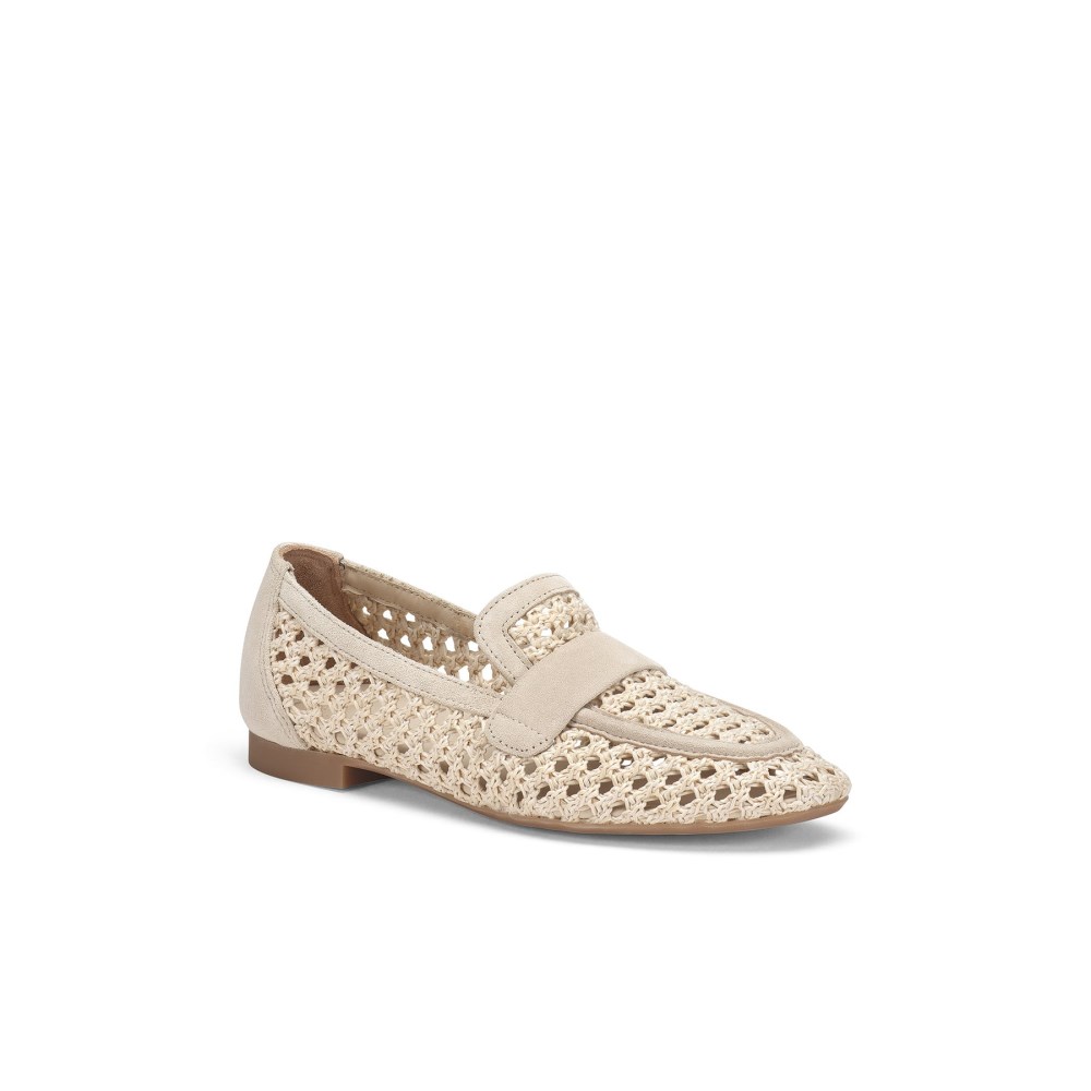 Paul Green Women's Delta Loafer Nature Shell Suede