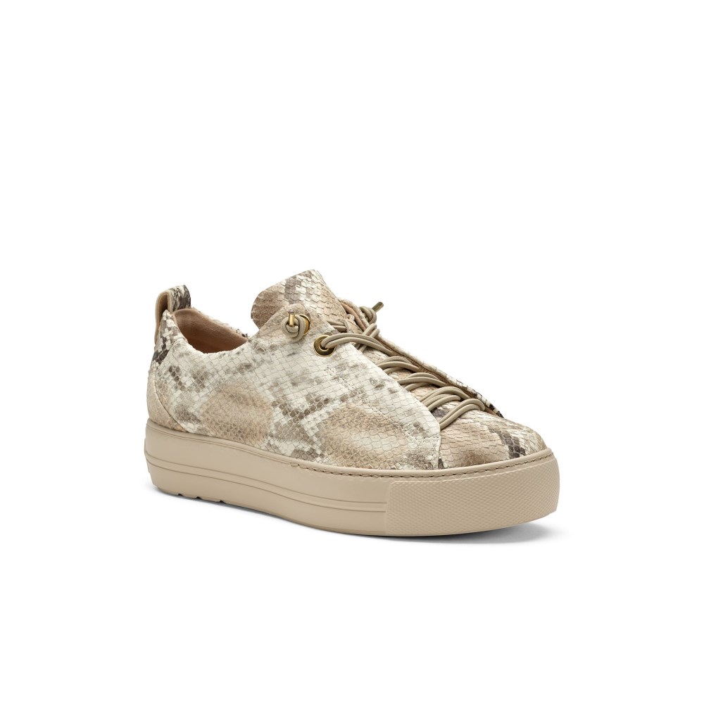 Paul Green Women's Zena Sneaker Boa Biscuit Antic