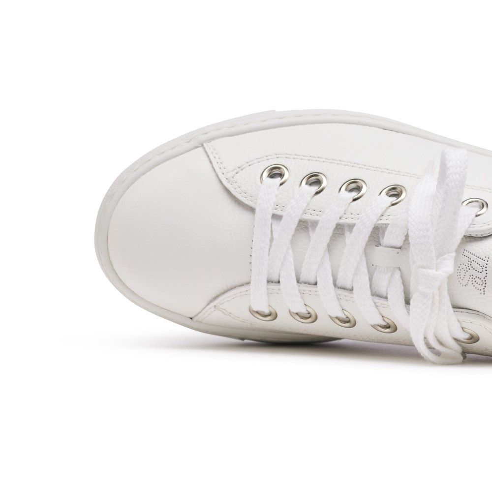 Paul Green Women's Bixby Sneaker White Leather