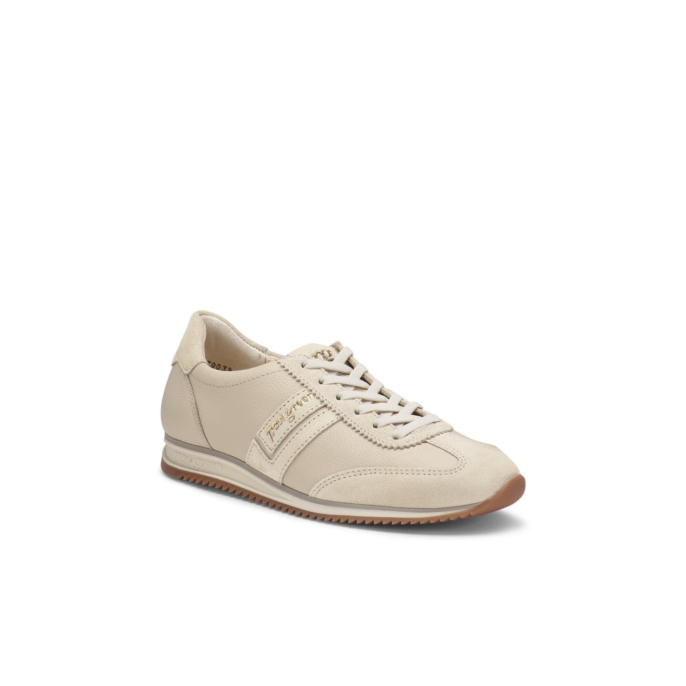 Paul Green Women's Bellevue Sneaker Ivory Biscuit