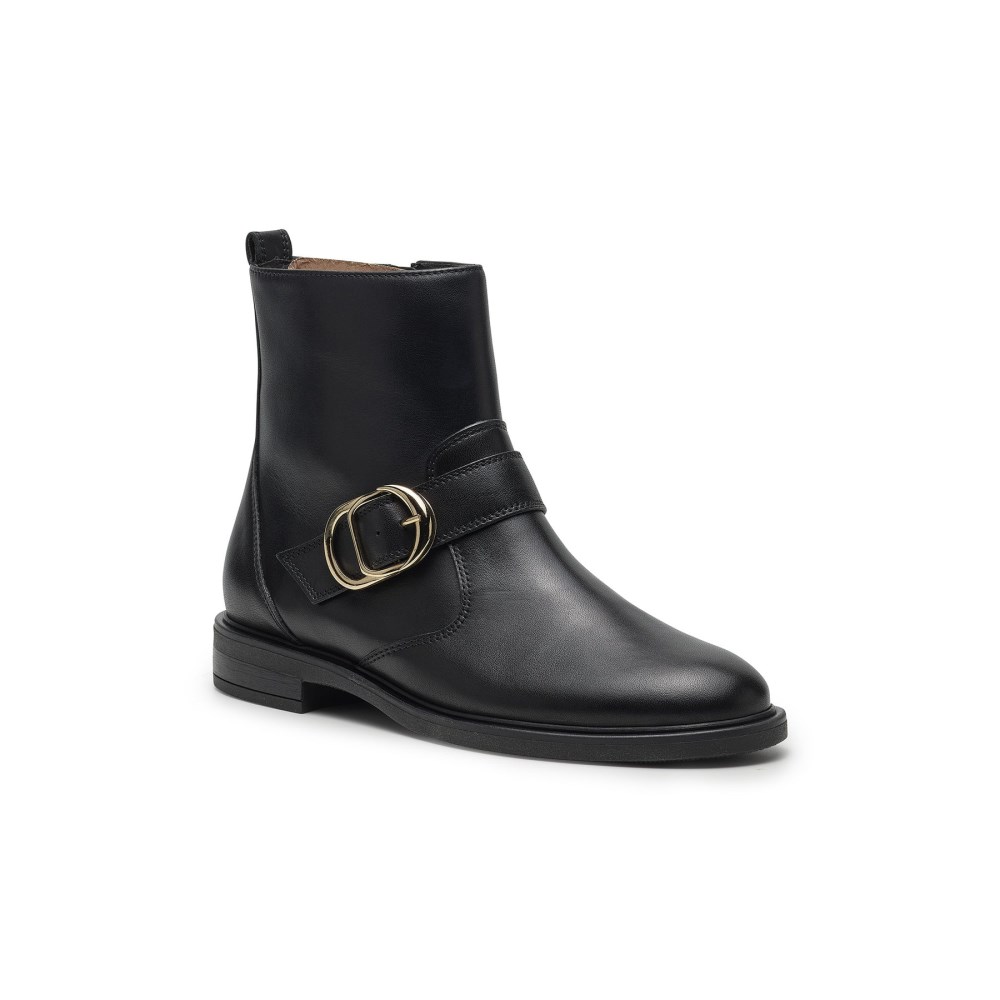 Paul Green Women's Dakota Boot Black Leather