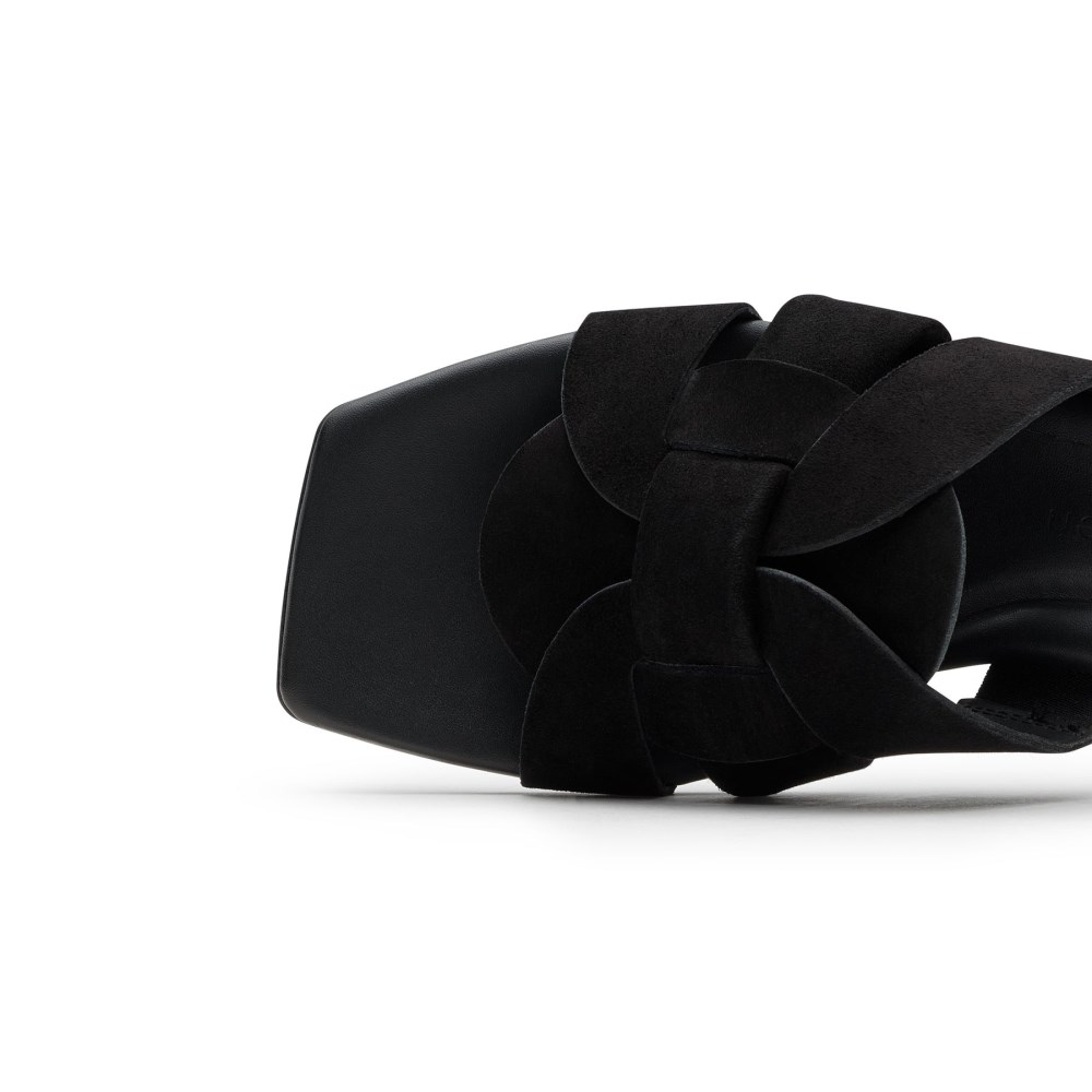 Paul Green Women's Desire Slide Black Suede