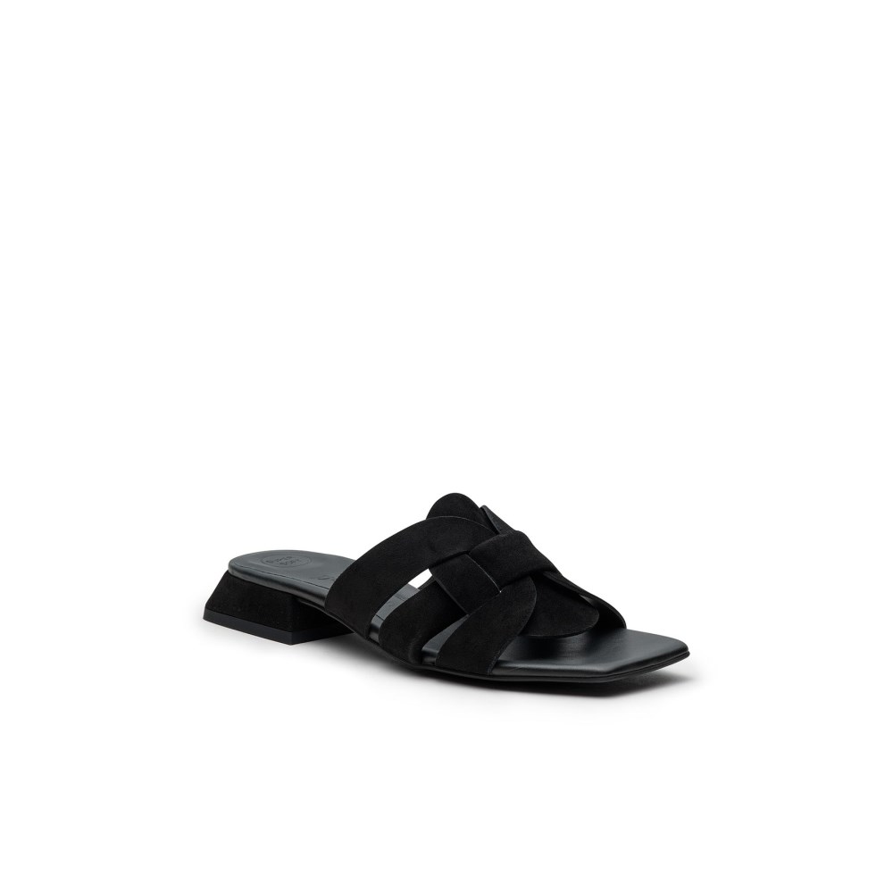 Paul Green Women's Desire Slide Black Suede