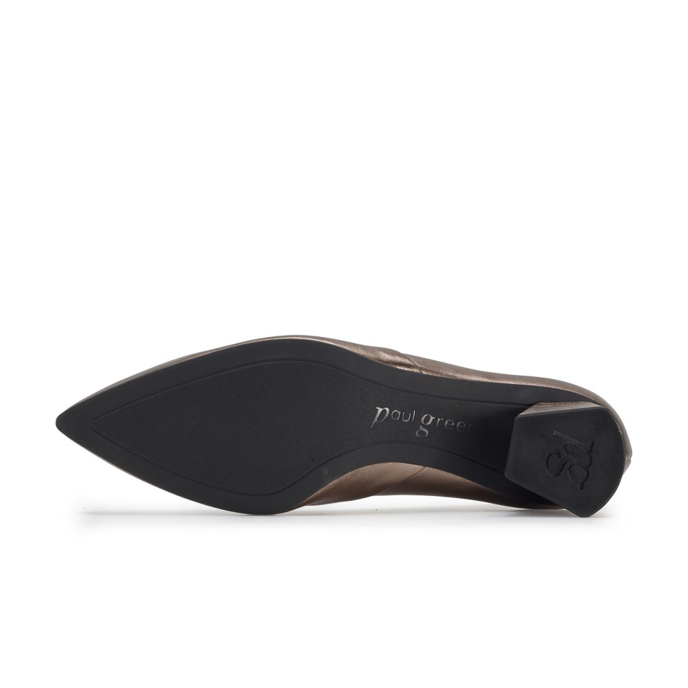Paul Green Women's Witt Pump Earth Metallic Nappa