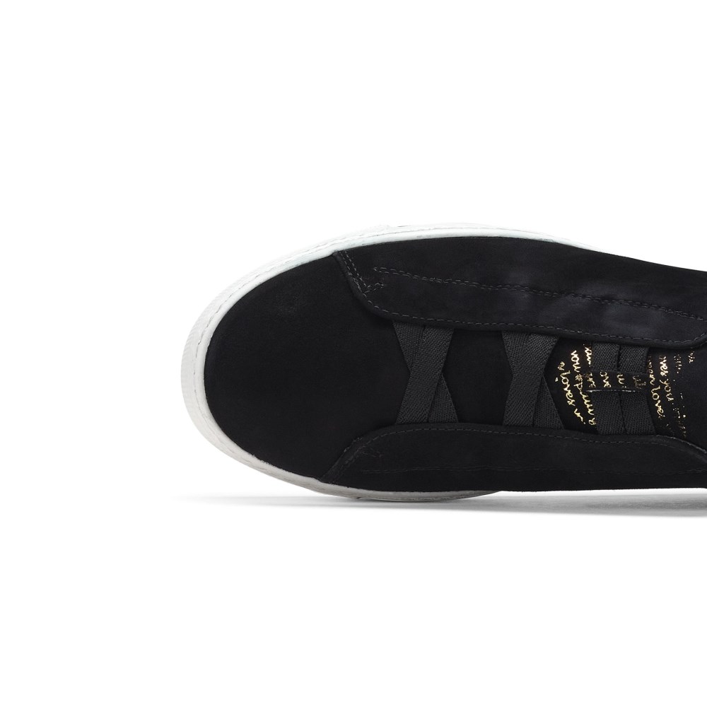 Paul Green Women's Dante Sneaker Black Suede